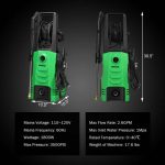 3500PSI Electric Pressure Washer, 1800W 2.6 GPM Portable Electric Power Washer with 4 Nozzles - Image 12